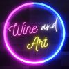 Wine and Art Experience: we do Painting workshops Fluoride and Wine