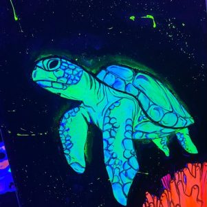 Painting and Wine: Turtle Fluoride